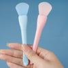 Новый продукт с ложкой для выкапывания, двухсторонняя силиконовая кисть для маски, силиконовая мягкая головка, кисть для нанесения грязевой маски, для выкапывания, для нанесения, для снятия макияжа c
