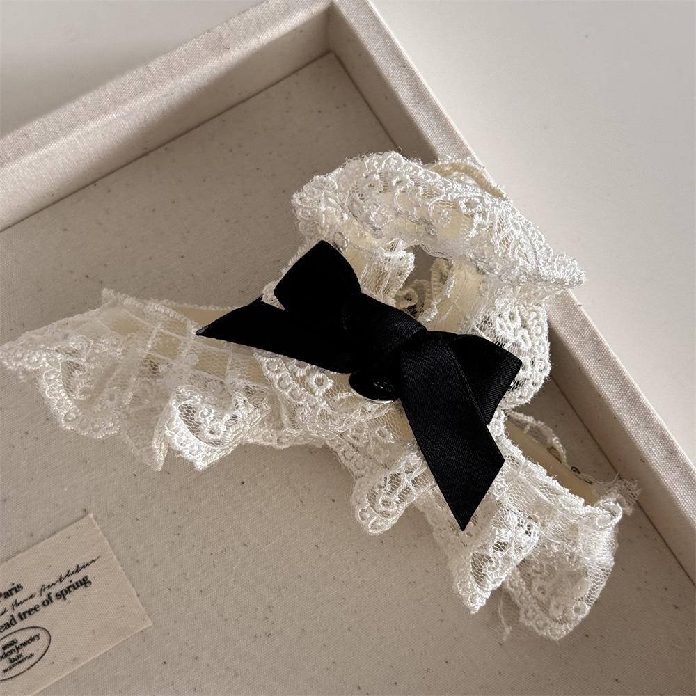 Pearl Korean Flower Hairpins Camellia Lace Wedding Hair Clip Retro Flower Hair Claw Vacation