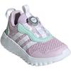 Adidas Activeflex Boa 4.0 Comfortable Soft Non-Slip Wear-Resistant Low-Top Casual Shoes Kids Sneakers Purple IH8727
