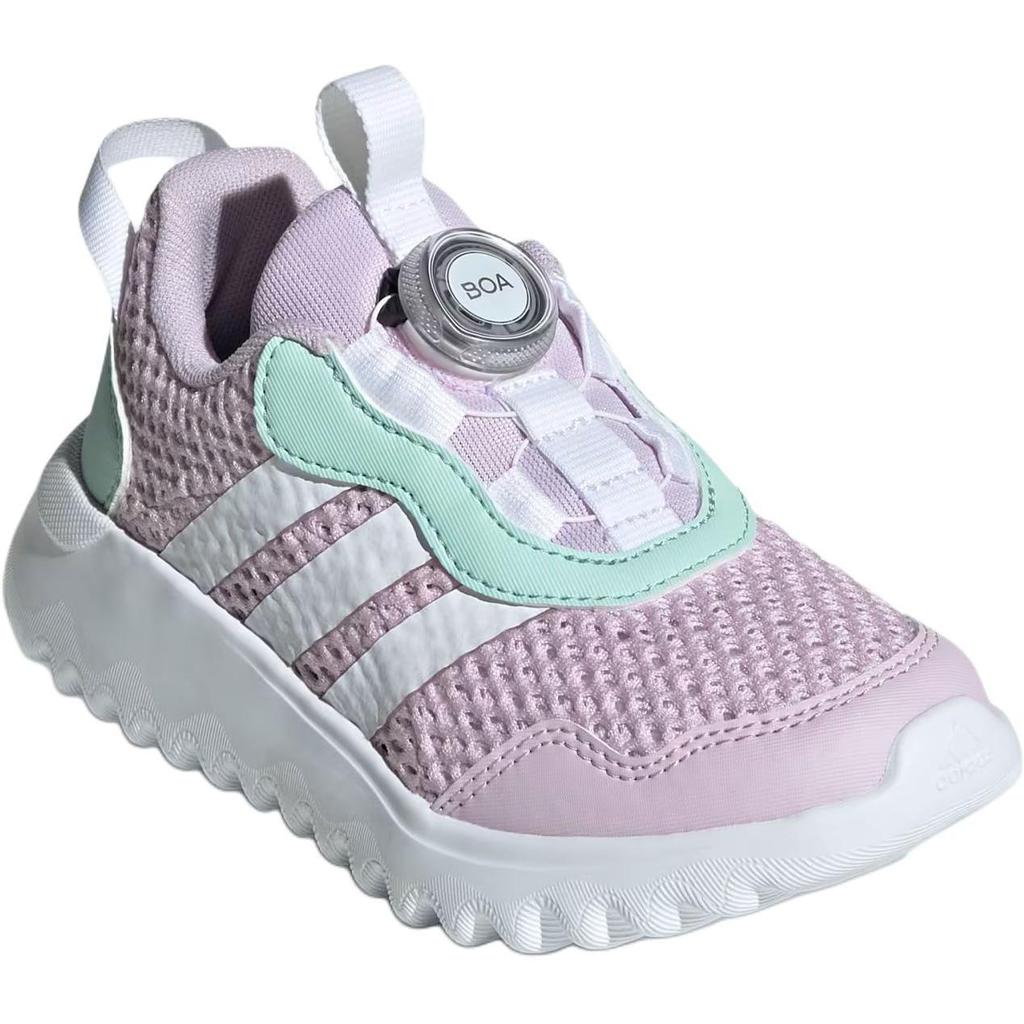 Adidas Activeflex Boa 4.0 Comfortable Soft Non-Slip Wear-Resistant Low-Top Casual Shoes Kids Sneakers Purple IH8727
