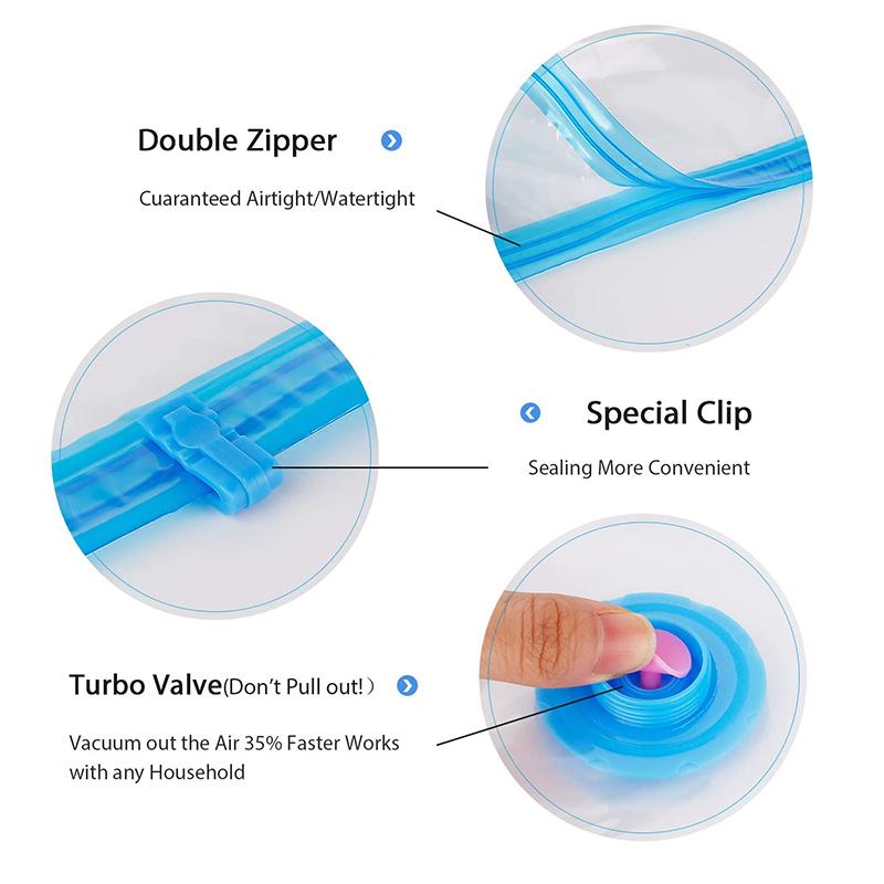 Вакуумный мешок для хранения, домашний органайзер, складной органайзер для одежды с прозрачной каймой, уплотненная дорожная сумка для экономии, посылка