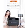 SANSUI G13 Мощная портативная Bluetooth-машина для караоке с двумя микрофонами, штекер CN (адаптер в комплекте) (Китайская версия)