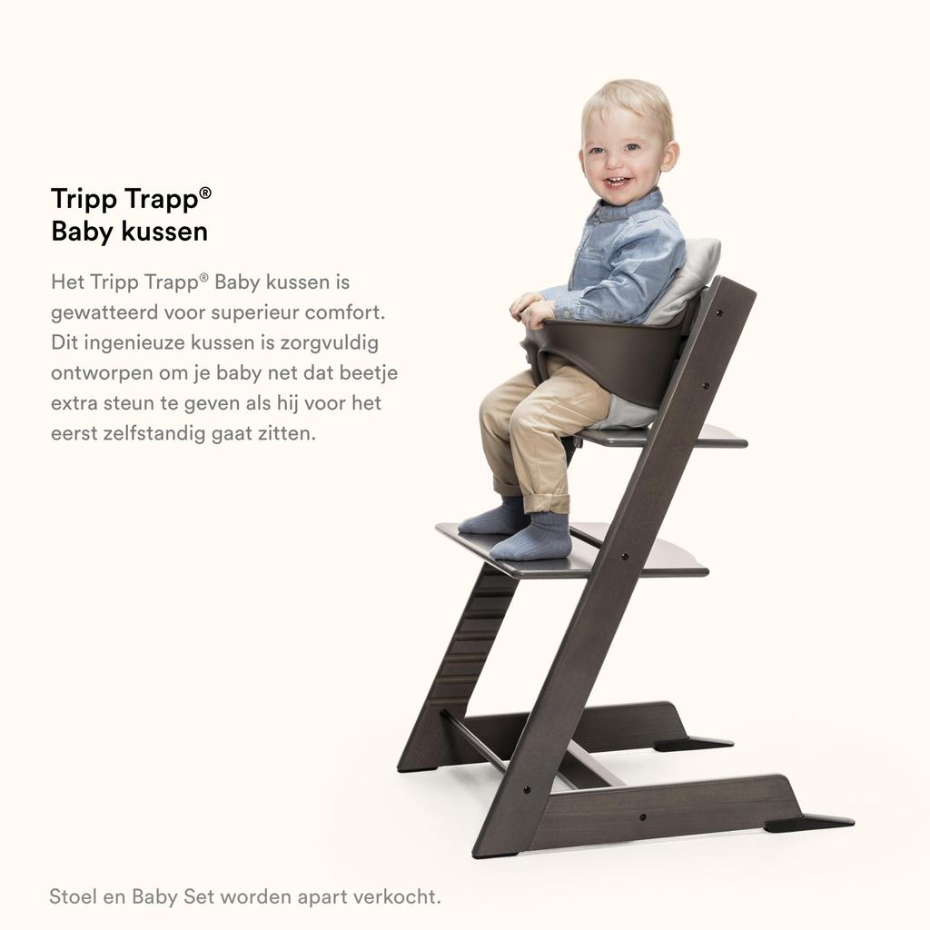 Stokke Baby High Chair with Tripp Trapp Accessories, Dining Table, Baby Chair, and Sweetheart Cushion