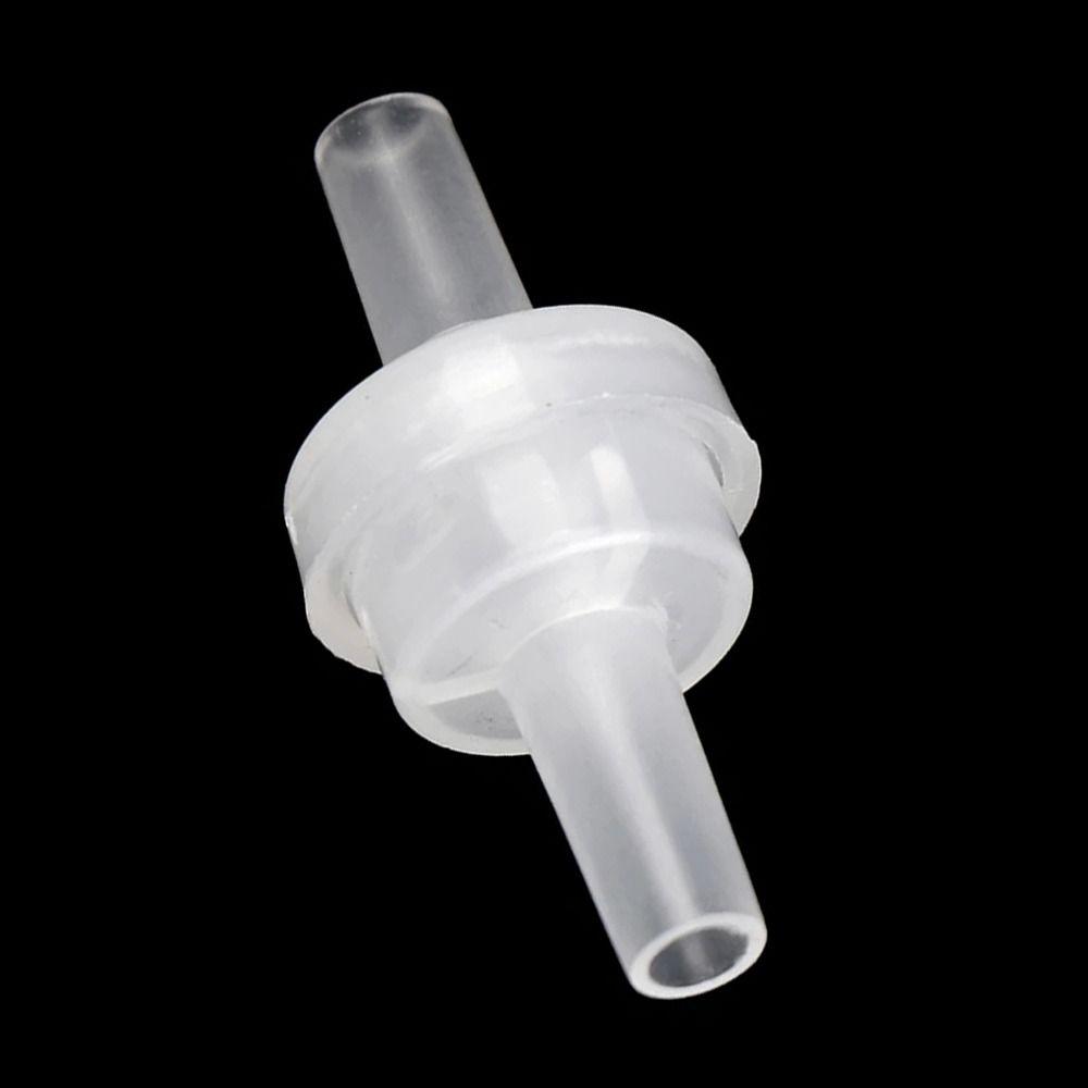 1/5Pcs Pagoda Inline One-Way Valve One Way Non-Return Fluid Stopper New Plastic Check Valve
