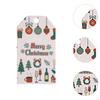 100 шт. Рождественские бирки бумажные веселые подарочные упаковки для рождественских елок
