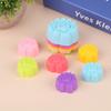 5Pcs 3/5Cm Lotus Silicone Mold Cake Muffin Baking Nonstick Reusable Molds