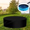 Pool Cover Foldable Drawstring Design Round Waterproof Dustproof Oxford Fabric Washable Protection Pet Pool Supplies
