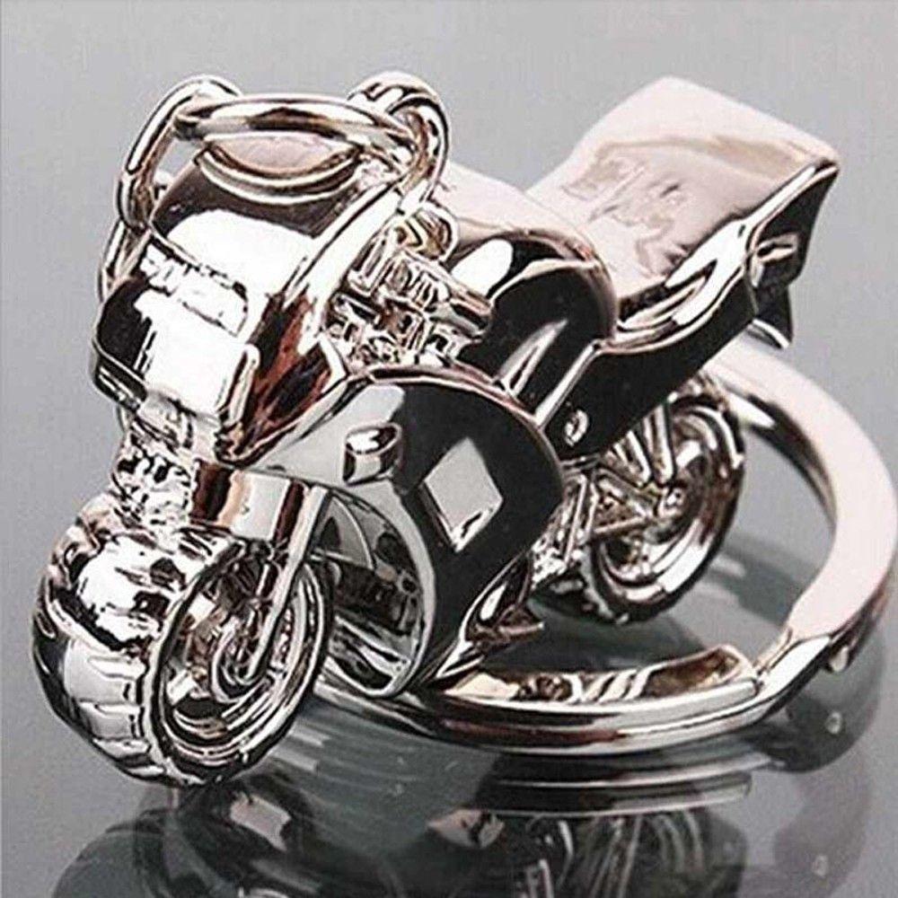 Gifts Mini Motorcycle Motor Shape Key Rings Key Chain Cool Car Key Ring 3D Motorcycle Design