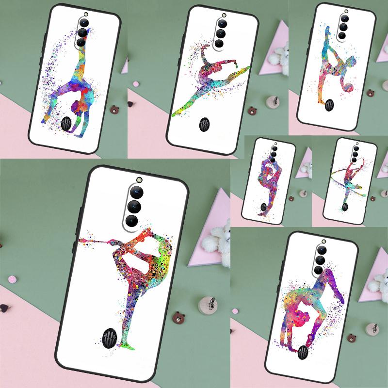 Акварельный чехол для гимнастики для ZTE Nubia RedMagic 11 Pro Plus 10 9 8 8S 9S 10S Pro 5G 5S 6 7 6S 7S Pro 11 Air