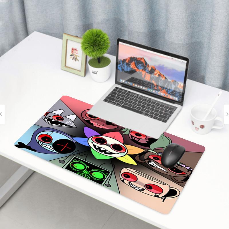 Dandy's World Print Mouse Pad, Anti‑Slip Desktop keyboard Mat, for PC Laptop Gaming Working Daily Use, Cool Festival Surprise Gift