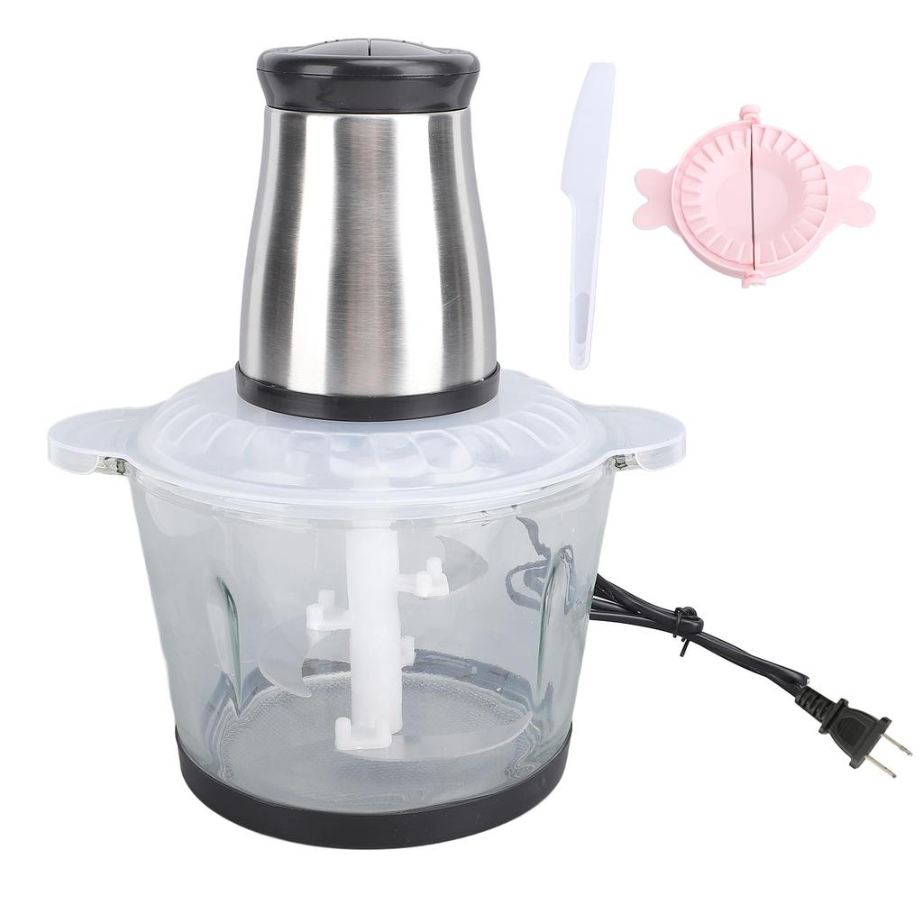Electric Food Processor with 300W Motor 3L SUS Electric Food Chopper for Meat Vegetable Fruit Nut