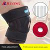 Spring-Supported Knee Brace Equipment, Seamless Short Style for Sports, Running, Professional Fitness, Mountaineering, Badminton, Basketball, Men's