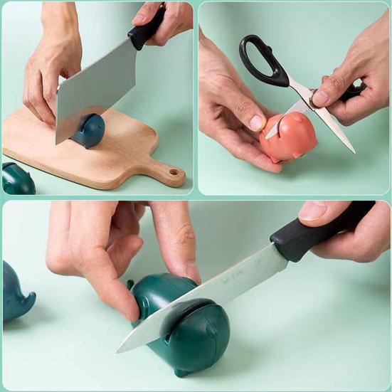 Точилка для резки в форме слона, антикоррозийный белый корунд, удобный резак для заточки, точильный камень, инструмент для заточки