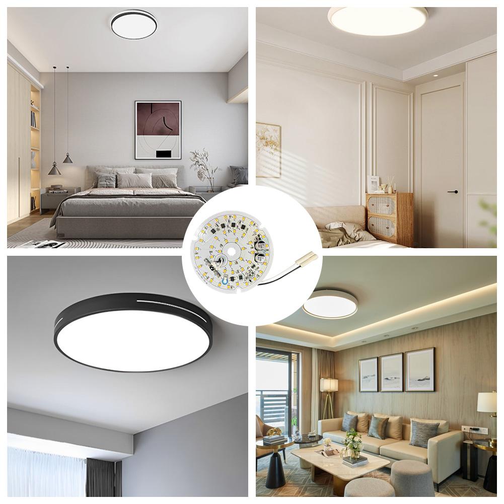 LED Panel Light 85V-265V Ceiling Lights LED Module 18W 1530LM Dimmable Ceiling Fan LED Light Replacement Panel LED Retrofit Kit