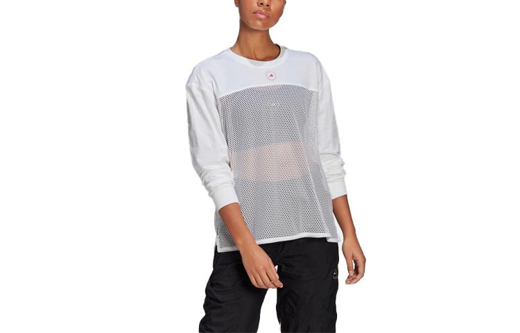 Women's T-Shirt Adidas Drop Shoulder Sleeve T Shirt Women's White