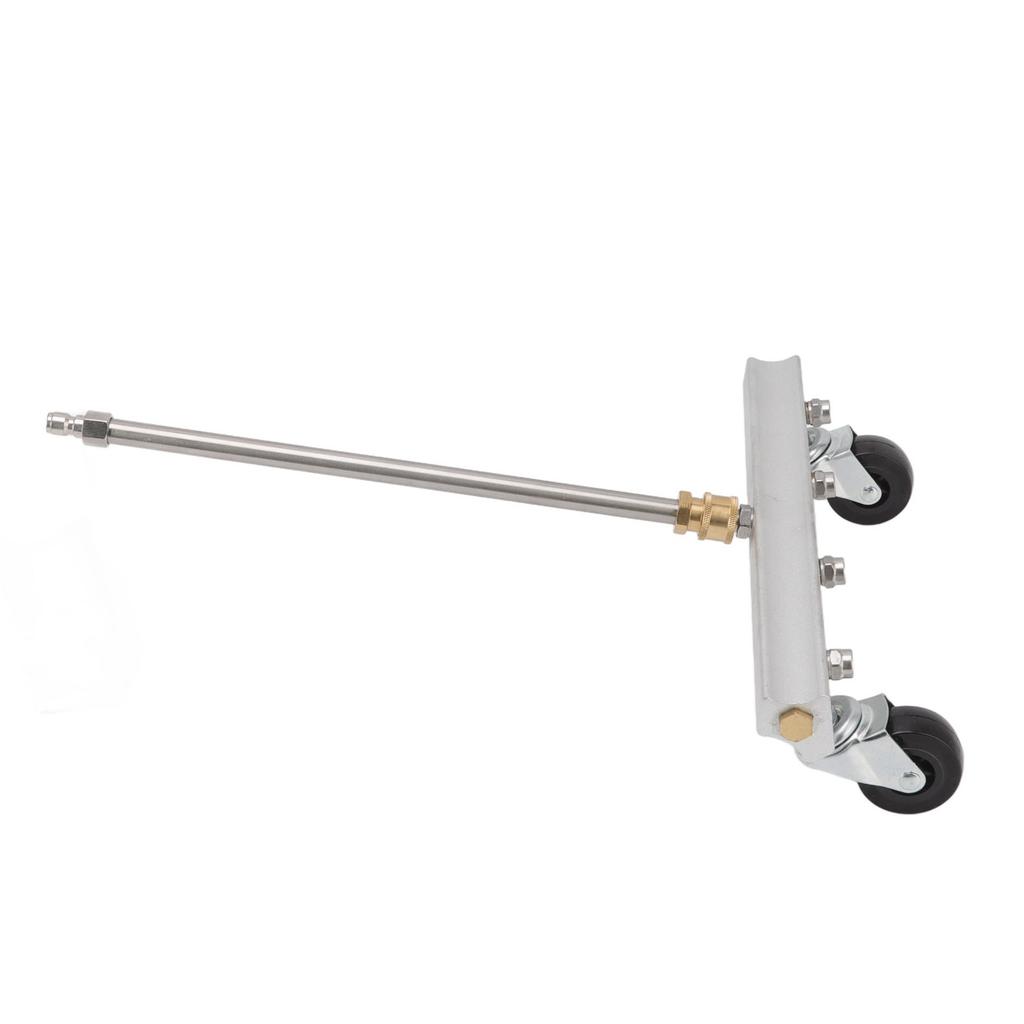 Undercarriage Cleaner Professional Under Car Water Broom with 4 Nozzles for Car Patio Courtyard