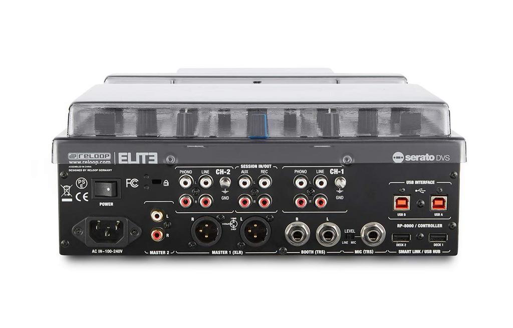DECKSAVER Impact Resistant Cover for Reloop Elite DS-PC-ELITE