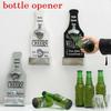 Wooden Wall Bottle Opener Retro Beer Bottle Opener Wall Hanging Creative Bar Restaurant Beer Bottle Openers Storage Home Decor