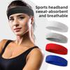 Баскетбольная спортивная повязка на голову, Впитывающая пот эластичная хлопковая повязка на голову, Женские аксессуары для волос, Однотонная повязка на голову, Хлопковый платок.