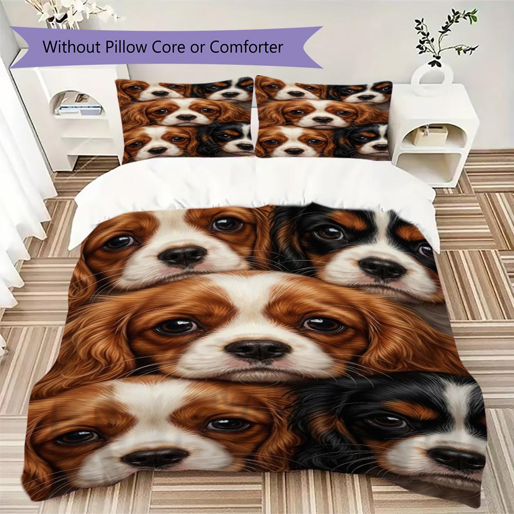 Charlie Pattern Bedding uilt Set uilt Cover Pillowcase Home Decoration Birthday Gift (1 * duvet cover + 2 * pillowcase without core)93