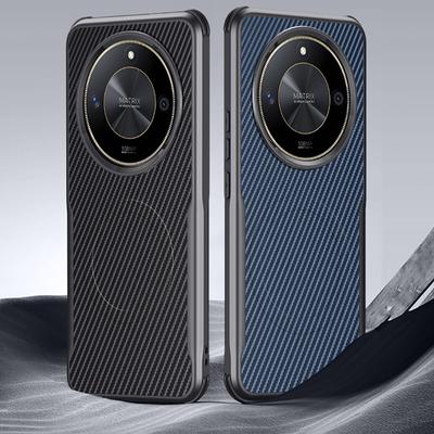 Магнитный чехол из углеродного волокна для телефона Honor X60 Pro для Magsafe Magsafeing Cover для Honor X50i X50 GT X60 Pro Чехол для телефона с беспроводной зарядкой