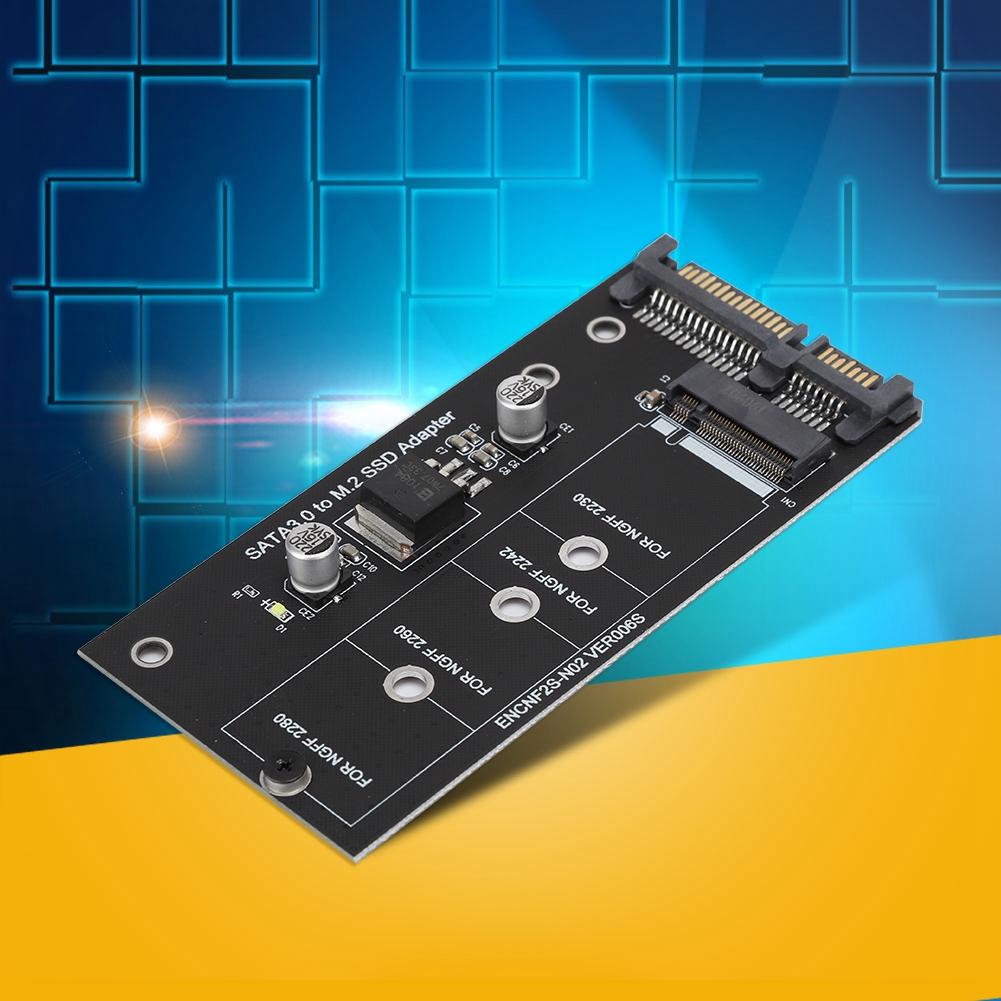 M.2 NGFF SSD to SATA 22PIN Hard Drive Disk Стабильная производительность Адаптер Riser Card