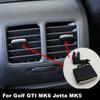 For VW Golf GTI MK6 Jetta MK5 2006-2011 1x Rear Center Armrest Air Vent Outlet Paddles Pick 1K0819203A 1KD819203