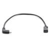 Мини-адаптер-конвертер USB Female на Type C Male 90 градусов Кабель-адаптер-конвертер USB C Male на Mini USB Female