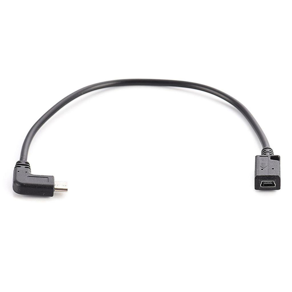 Мини-адаптер-конвертер USB Female на Type C Male 90 градусов Кабель-адаптер-конвертер USB C Male на Mini USB Female