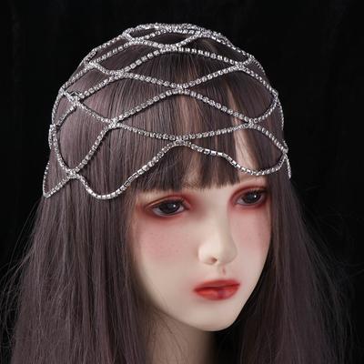 Выступление Шоу Звездная Блестящая Головная Цепочка Роскошная Бохо Повязка На Голову Женские Украшения