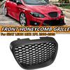Передняя решетка Kidney Honeycomb для Seat Leon MK2 1P 2006-2009 Решетка капота Матовая черная сменная решетка Внешние автомобильные аксессуары