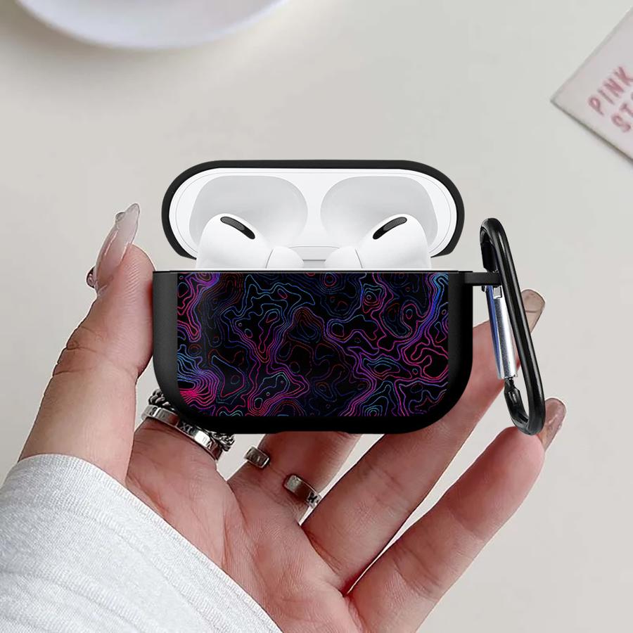Чехол для наушников Cover Case Для Airpods Pro2 4 1 Pro 3 Pro3 2 Цветной Вихрь