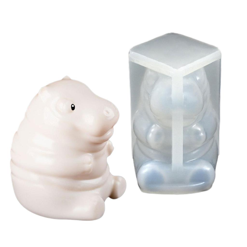 Формы для пудингов в виде животных из пищевого силикона, идеально подходящие для приготовления шоколадной помадки и декоративной выпечки