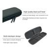 Pencil Box Lightweight Anti-drop Pen Box Black Hard Shell Headset Accessories Portable Pencil Case High Quality Leather Fabric