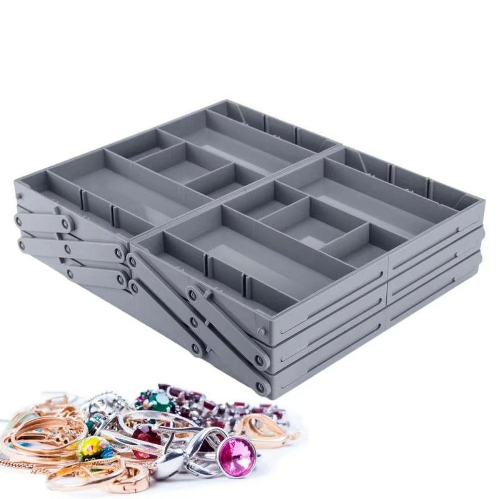 Adjustable Drawer Organizer 2/3 Tier Flatware Storage Divider Office Supplies