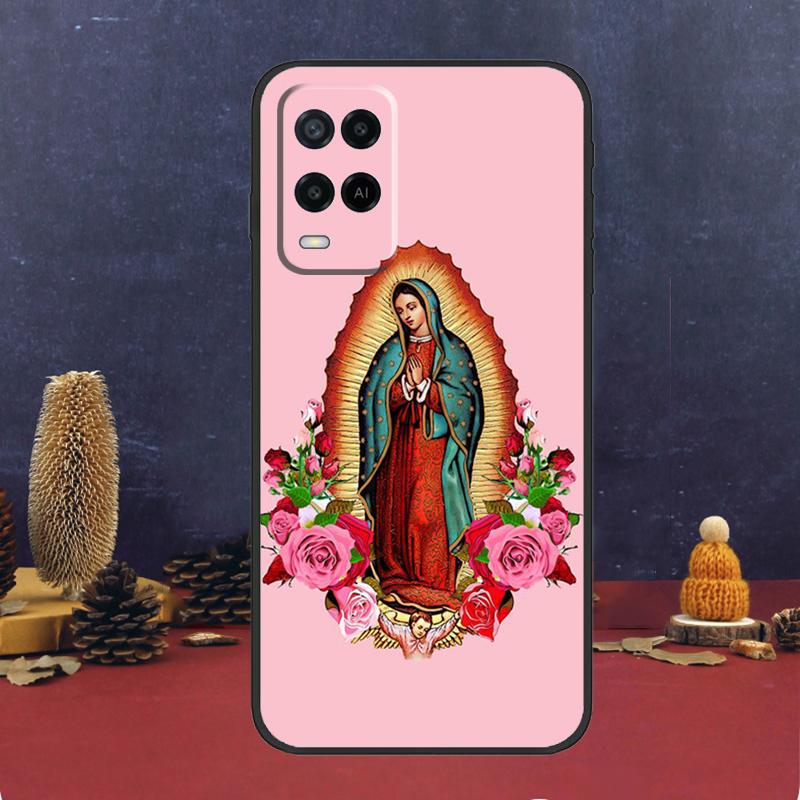 Дева Гваделупская Дева Мария Для OPPO A54S A74 A94 A58 A78 A98 A16 A76 A96 A15 A17 A77 A5 A9 A52 A72 A79 A53S A57S Чехол