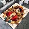 Ковер с изображением Манки Д. Луффи из One Piece для гостиной, спальни, дома, украшение дивана, нескользящий коврик для детской игры