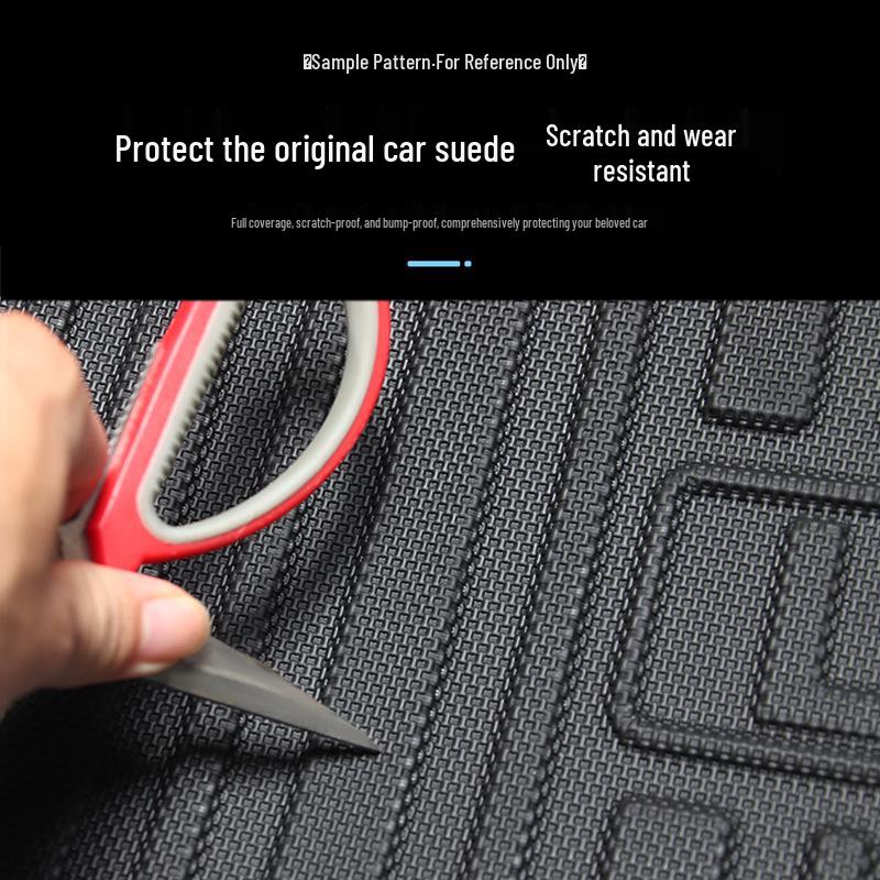 Защита заднего сиденья BMW X1, износостойкий, без запаха TPE коврик с рисунком из углеродного волокна