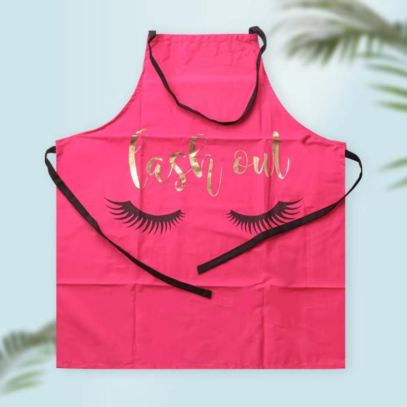Unisex Cotton Linen Eyelash & Nail Art Apron