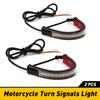 2Pcs Universal LED Motorcycle Turn Signal Light Motorbike Lamp Indicators Light Super Bright Amber White Motorcycle Accessories