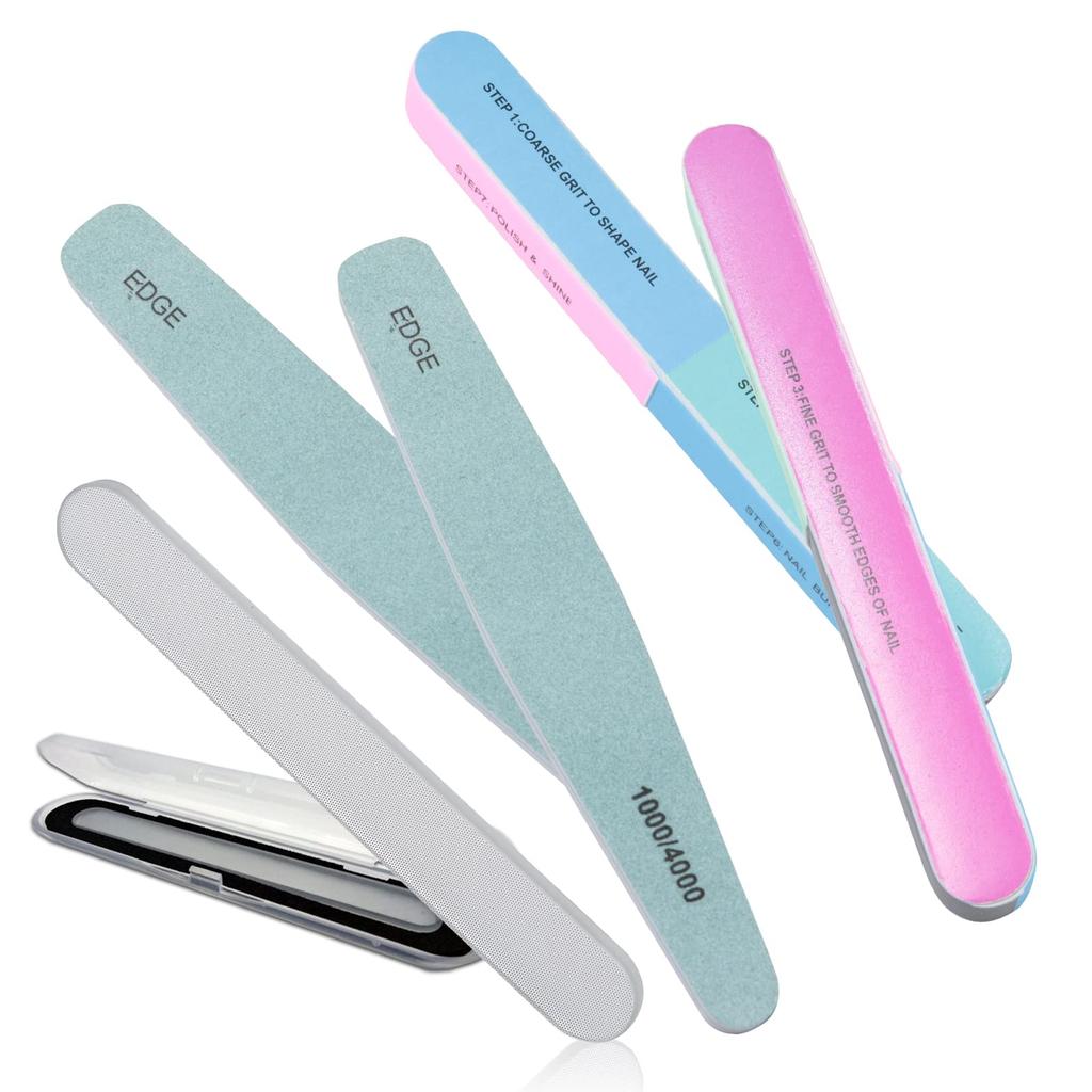 @ROOMS AtTool Series Gate Finisher Starter Set, Glass File Shiner, 7-Step, for Gate Processing of Plastic Models and Gunpla