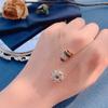 Swarovski Набор позолоченных колье «Пончик и кофе» 5459142