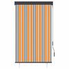 Store roulant d'extérieur - Maison Exclusive - 100 x 250 cm - Jaune et bleu - Manuel (manivelle)