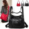 Women's Leather Bags Large Capacity Casual Tote Shoulder Bags Soft Vintage High Quality Feminine Warm