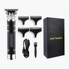 Metal Electric Professional T-Type External Cordless Hair Trimmer Wireless Hair Clipper Portable