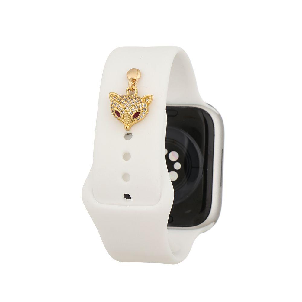 Metal Nails For iwatch Diamond Accessories Pendant Silicone Strap Decorative For Apple Watch