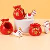 Cute Zodiac Horse Figurines Fortune Horse Figures Ornament  Chinese New Year