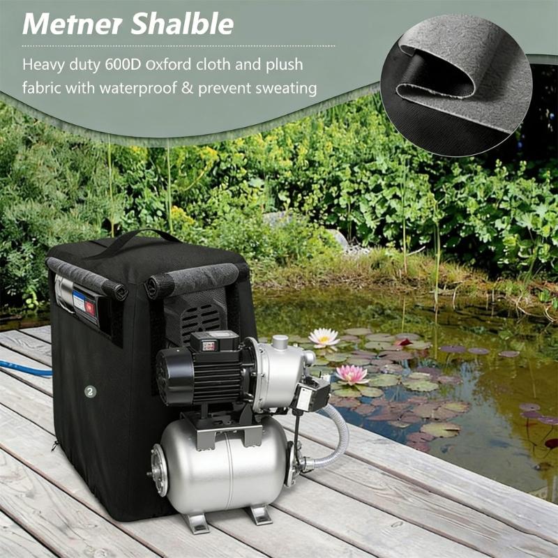 Easyly Install Weather Resistant Well Pumps Cover Outdoor Quickly Setups for Seasonal Protection in Garden