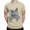 British Shorthair Painting Funny 100 Cotton Tshirt Shorthair Tops Tees For Unisex