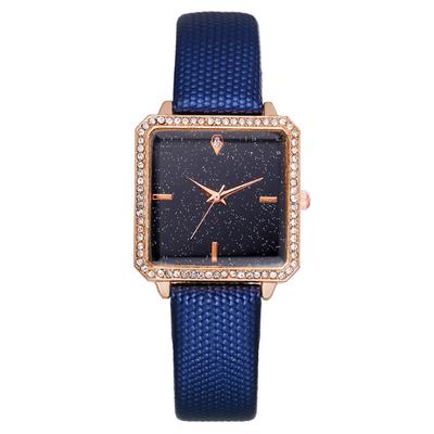 Fashion Square Starry Sky женские часы женские часы кварцевые часы ремешок стиль